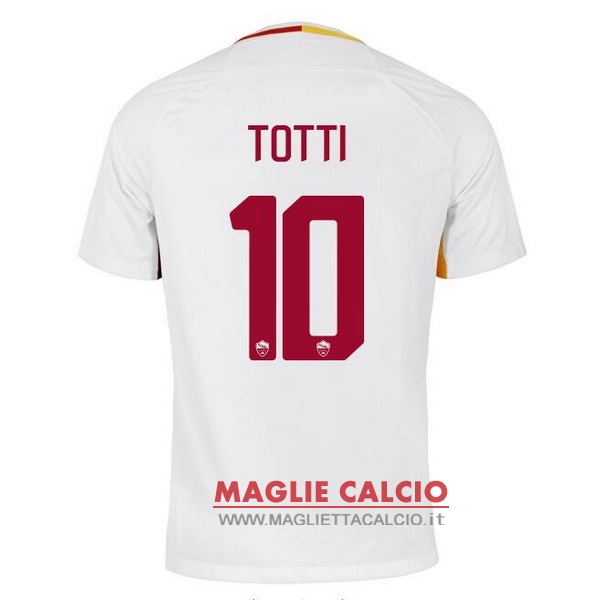 nuova maglietta roma 2017-2018 totti 10 seconda